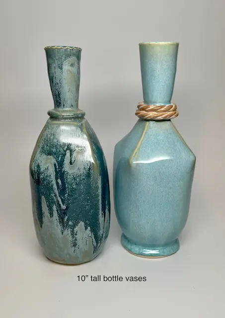 Karen Dale Pottery Two Sets of Vase