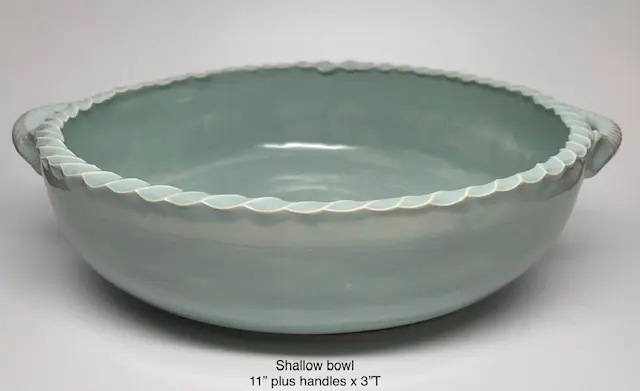 Karen Dale Pottery Designed Flat Bowl